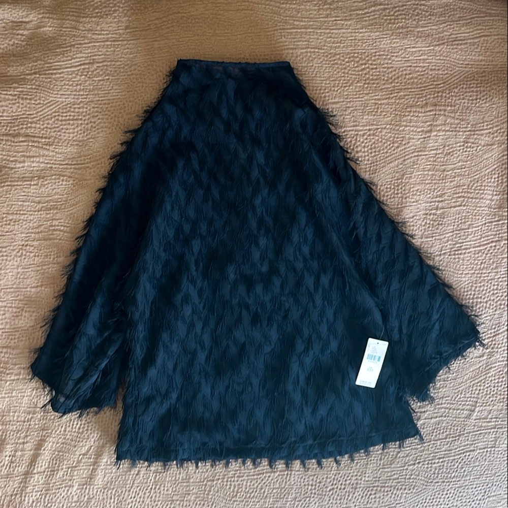 Anthropologie Black Textured Top